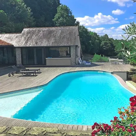 Vakantiehuis Les Maisons D'en & Piscine A Debordement Chauffee *